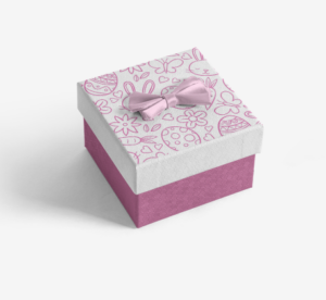 Oster Geschenkbox-pink